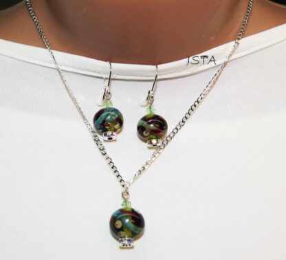 №1 Set of chain and earrings - Image 3