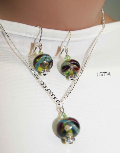 №1 Set of chain and earrings - Image 4