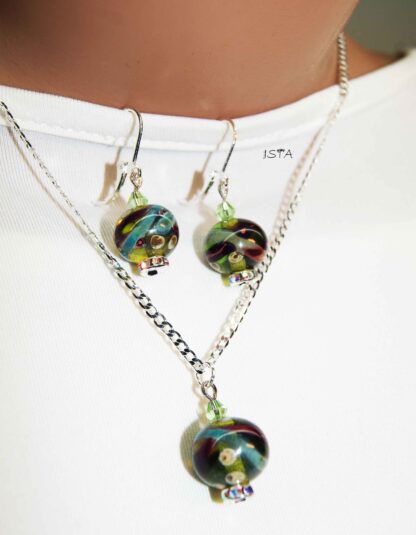 №1 Set of chain and earrings - Image 2