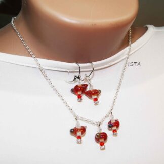 №2 Set of chain and earrings