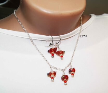 №2 Set of chain and earrings