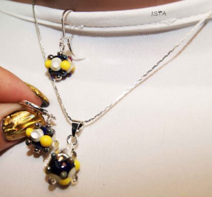 №5 Set of chain and earrings - Image 7