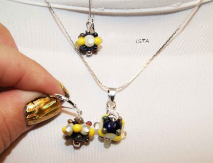 №5 Set of chain and earrings - Image 8