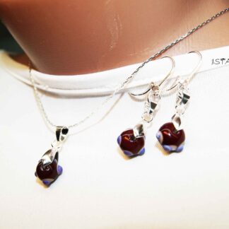 №6 Set of chain and earrings