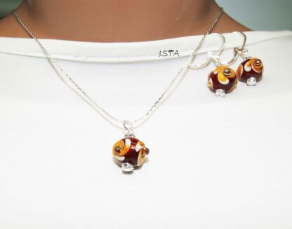 №7 Set of chain and earrings - Image 2