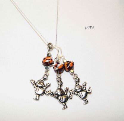 №9 Set of chain and earrings - Image 6