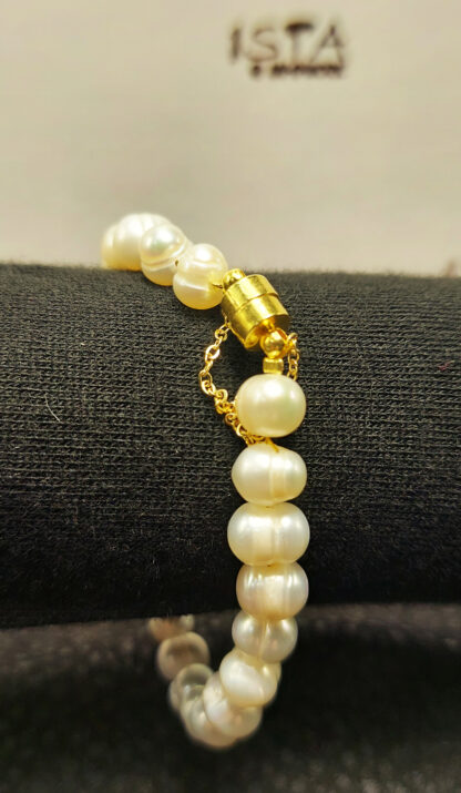 №34 Bracelet made of natural river pearls - Image 7