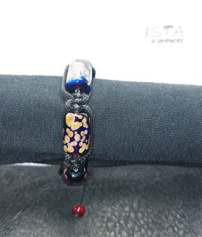 №50 Shambhala Bracelet beads, with a pattern with the addition of silver - Image 6