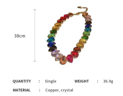 Rhinestone Crystal Necklace - Image 3